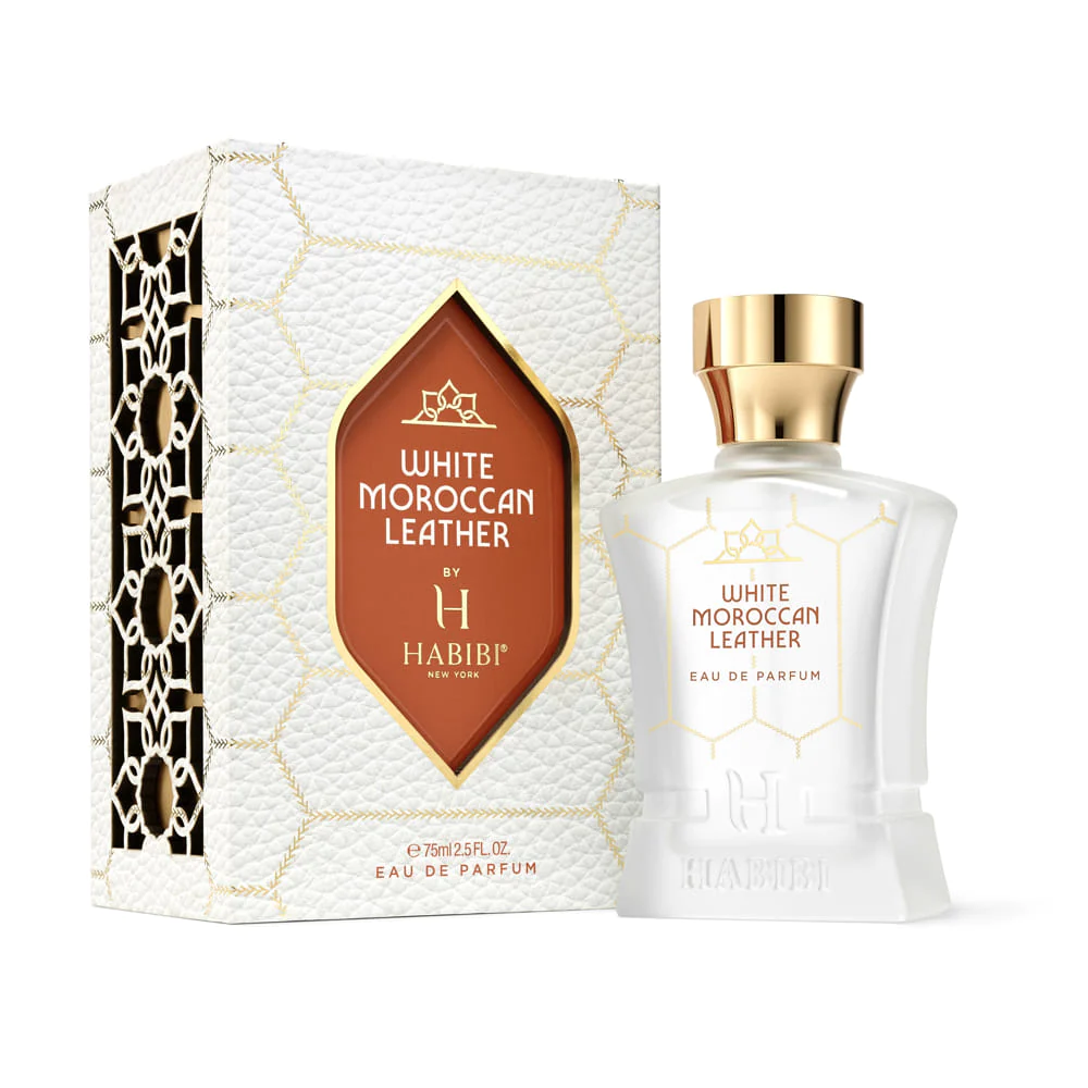 White Moroccan Leather - Habibi New York